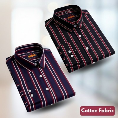 Stripe Shirt Combo(2pc)