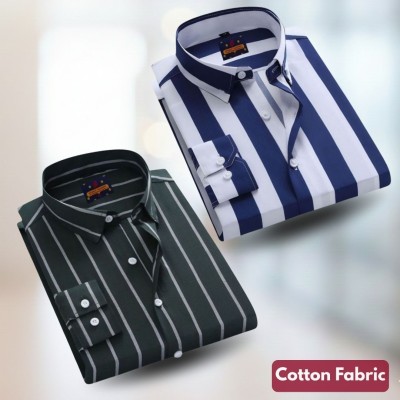 Stripe Shirt Combo(2pc)