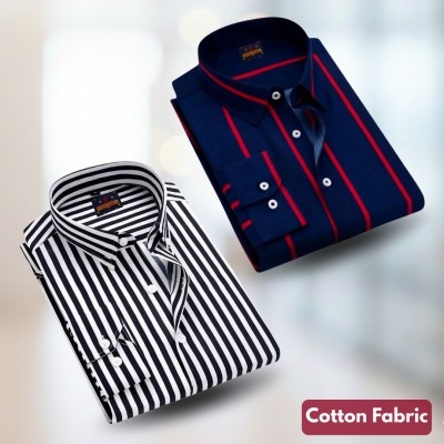 Stripe Shirt Combo(2pc)