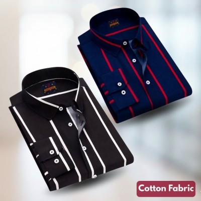 Stripe Shirt Combo(2pc)