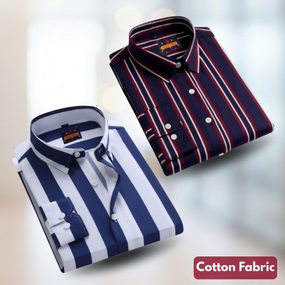 Stripe Shirt Combo(2pc)