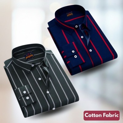 Stripe Shirt Combo(2pc)