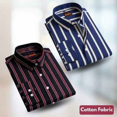 Stripe Shirt Combo(2pc)