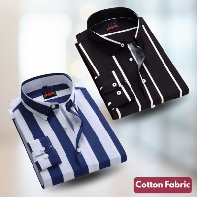 Stripe Shirt Combo(2pc)