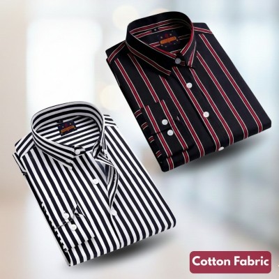 Stripe Shirt Combo(2pc)