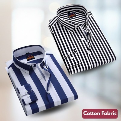 Stripe Shirt Combo(2pc)