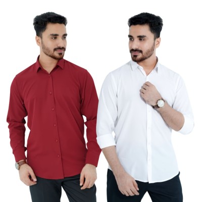 Maroon & White(2pcs)
