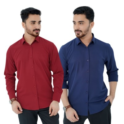 Maroon & Navy(2pcs)